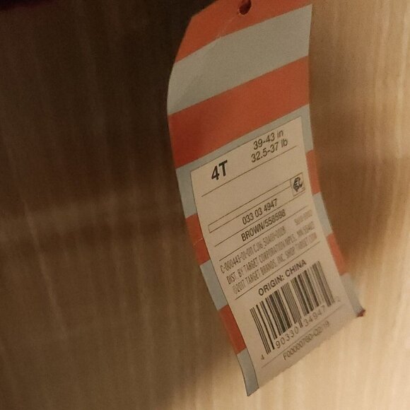 Cat & Jack Toddler Boys Maroon Red Lion Crew Neck Sweater 4T - Picture 5 of 7